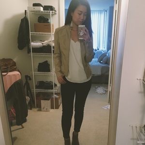 Beige Minus the Leather Jacket